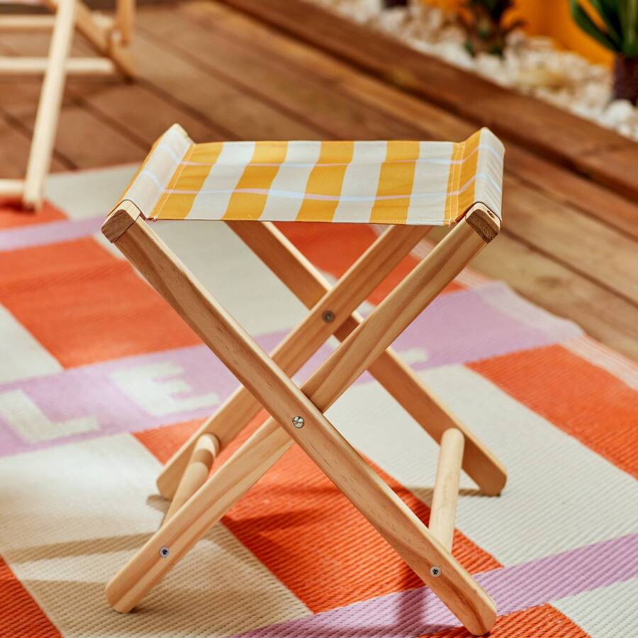 Tabouret pliant, jaune Poolside