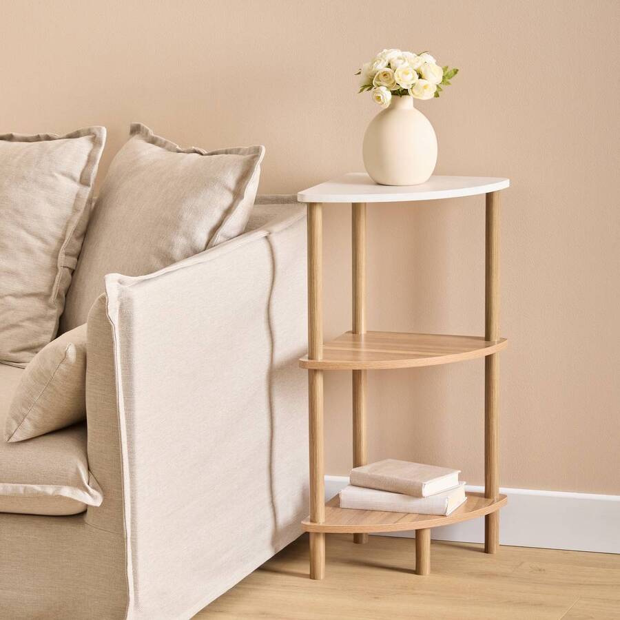 Etagère, angle, 2 étagères Come