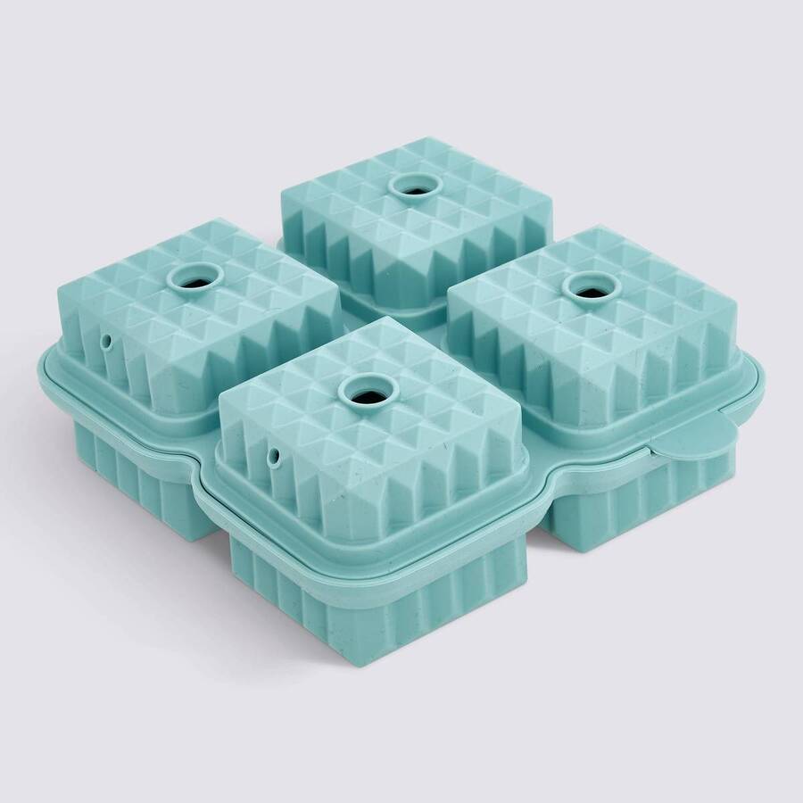 Bac à glaçons, 4 glaçons