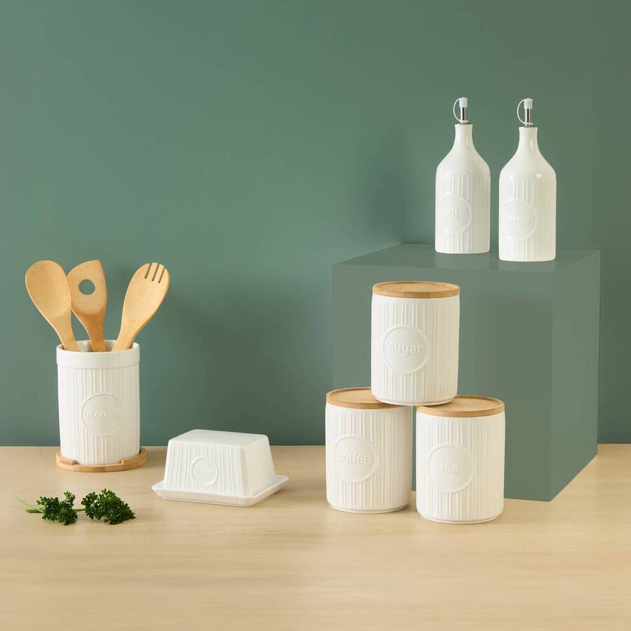 Boîte de conservation 0,9 l, grès (céramique)