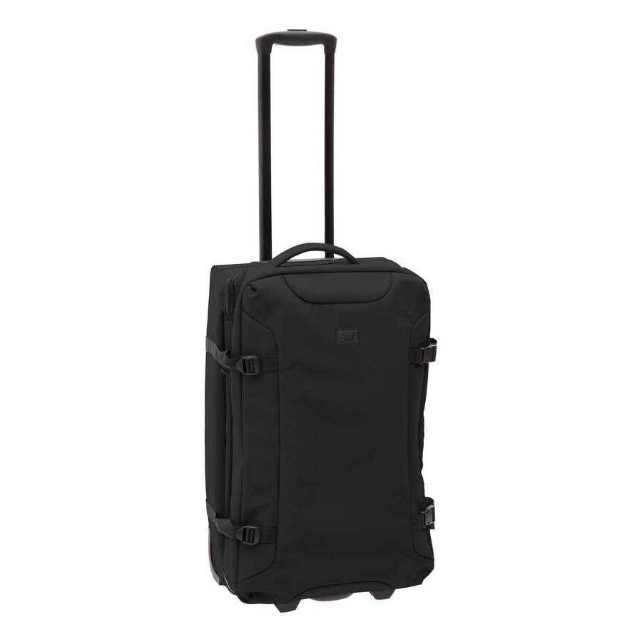 Set de 3 valises souples, 2 roues, fermeture tsa, noir 