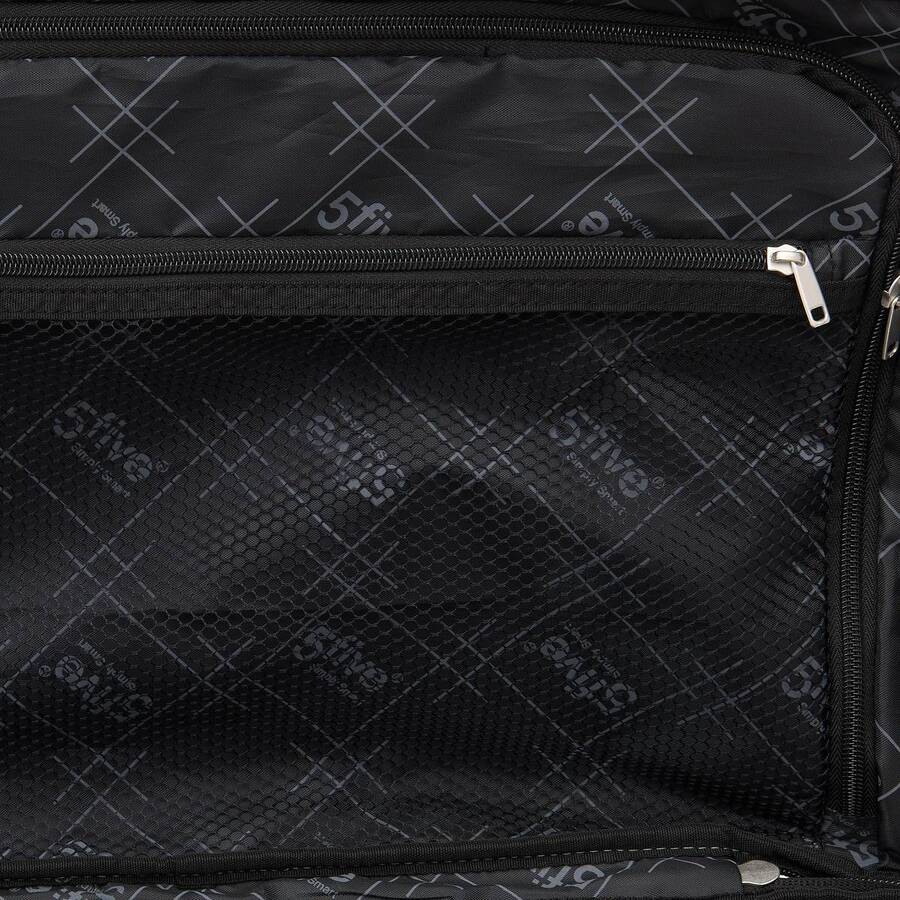 Set de 3 valises souples, 2 roues, fermeture tsa, argile 