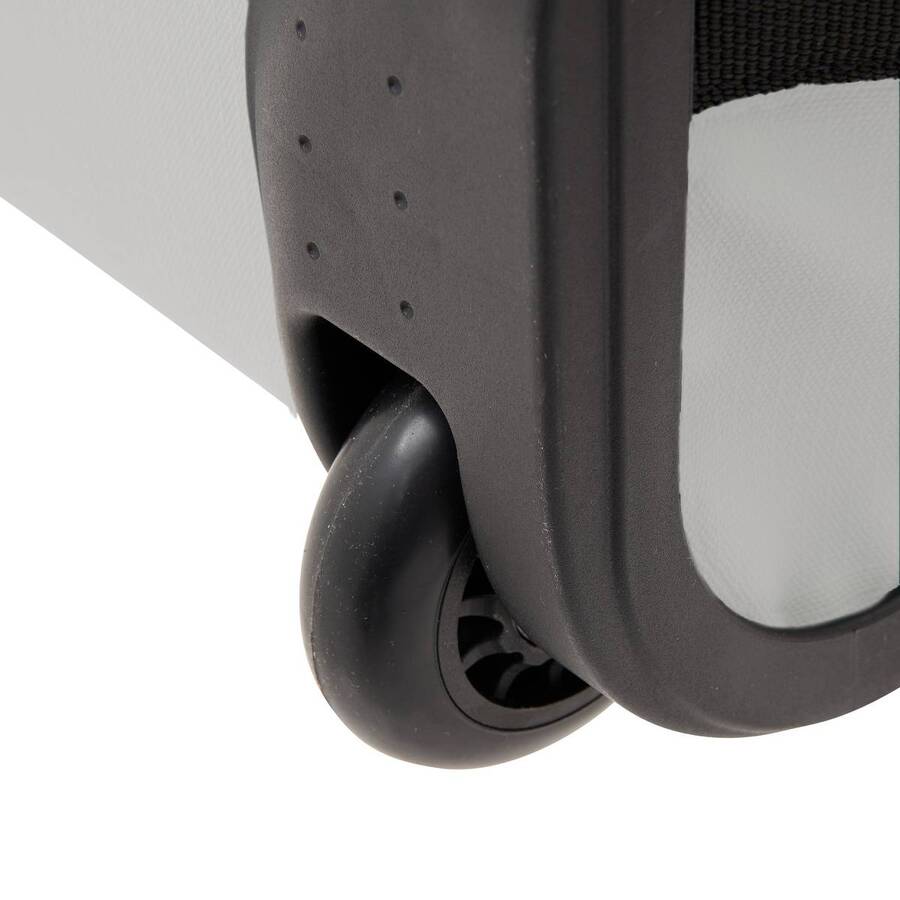 Set de 3 valises souples, 2 roues, fermeture tsa, argile 