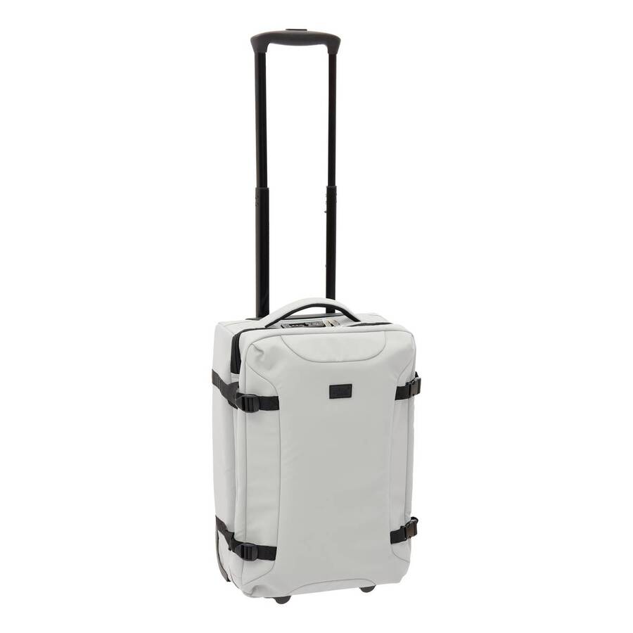 Set de 3 valises souples, 2 roues, fermeture tsa, argile 