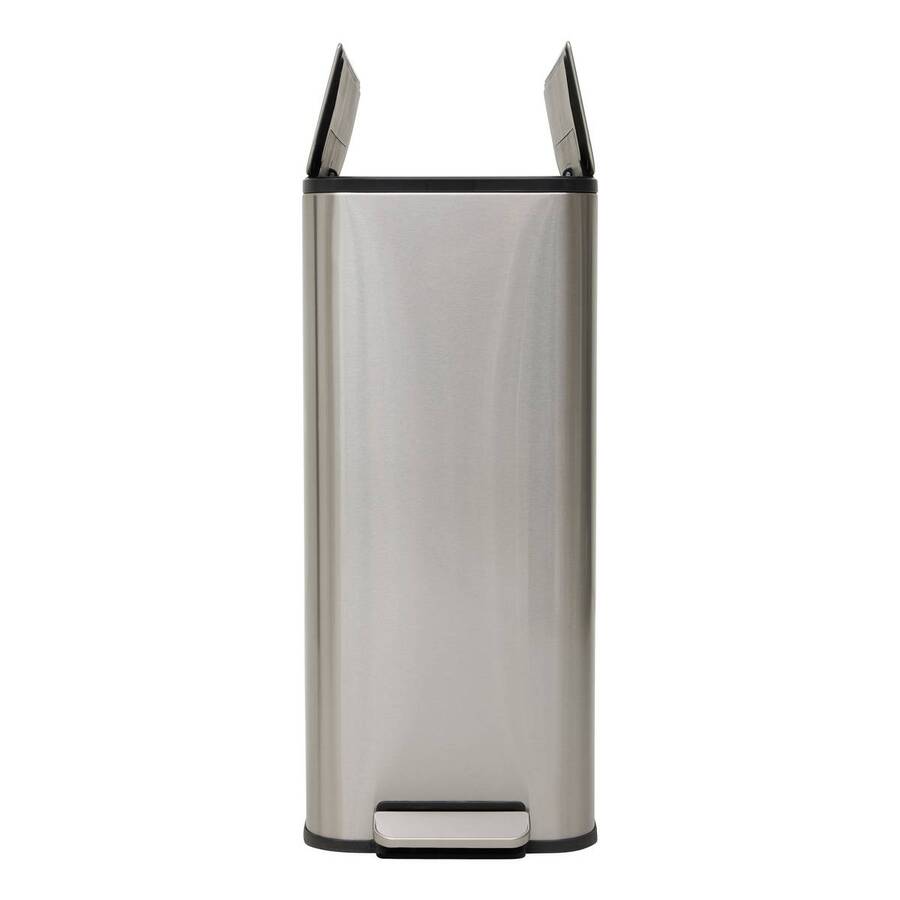 Poubelle 54 l, argent Delta