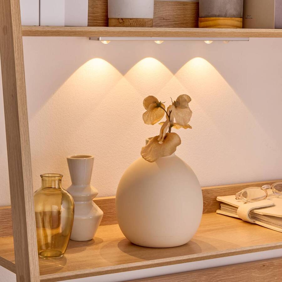 Lampe réglette led amovible, l.33 cm