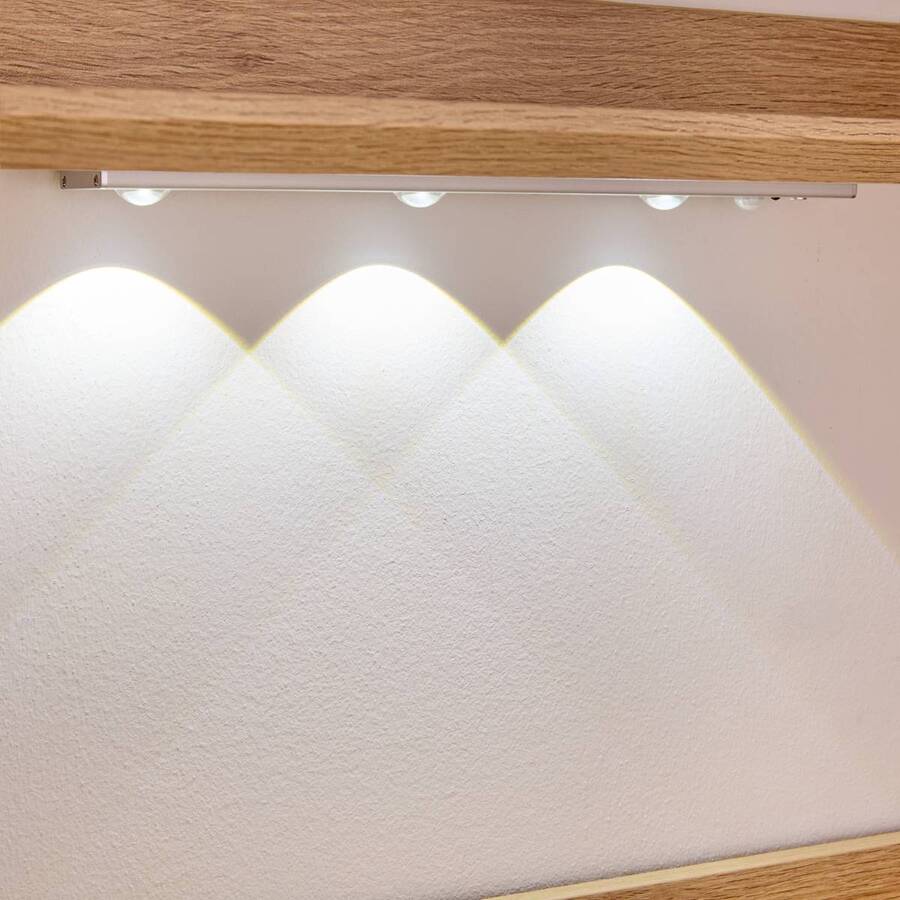 Lampe réglette led amovible, l.33 cm