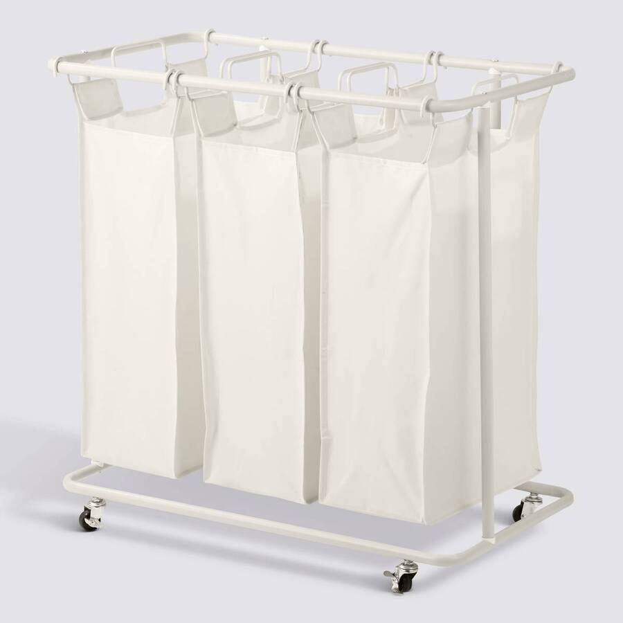 Panier à linge, 48 l, beige Linea