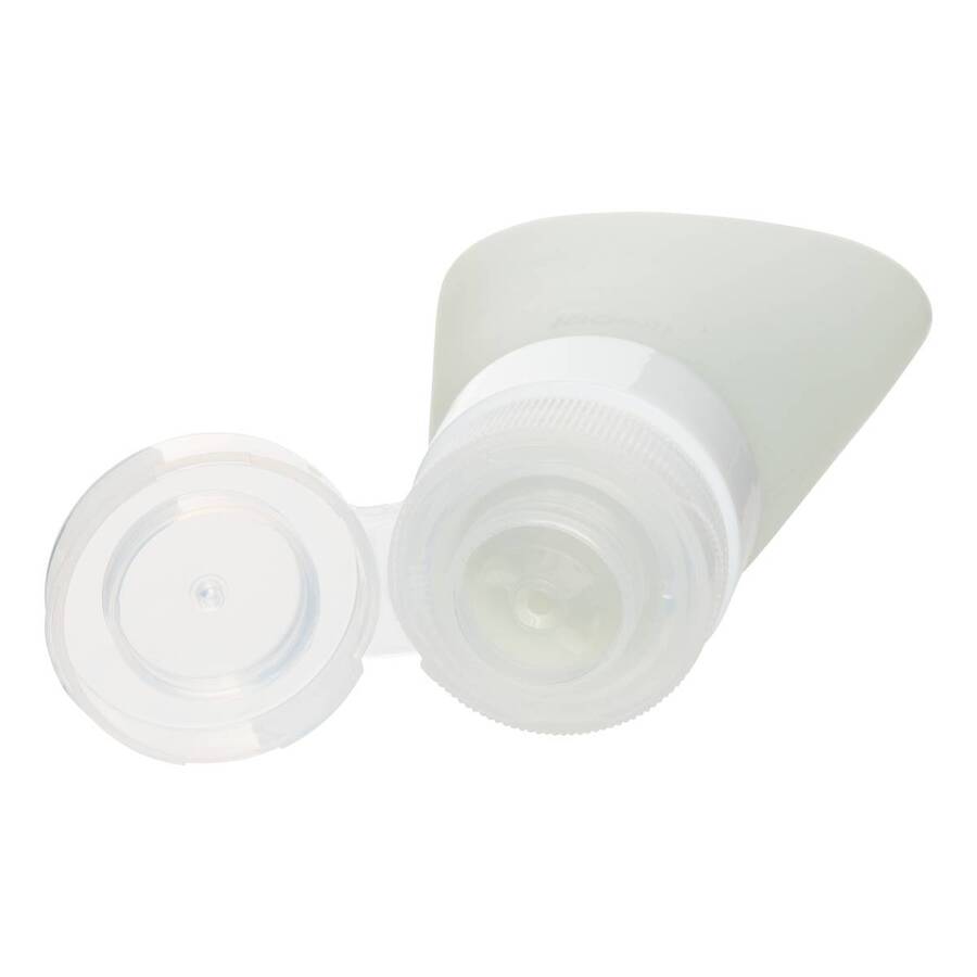 Kit accessoires de voyage, 18x5x13 cm, transparent 