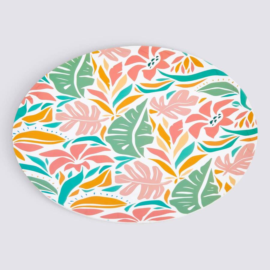 Assiette, d.25 cm, multicolore 