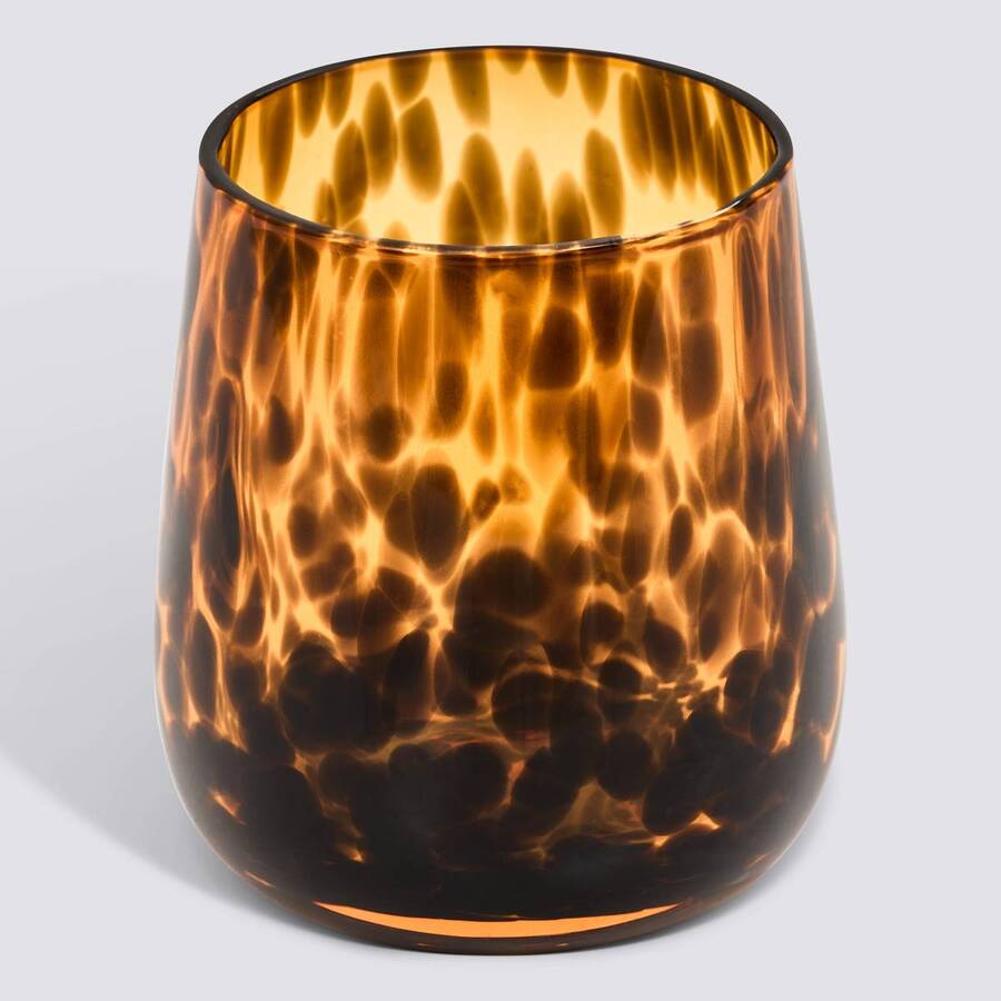 Porte-brosse à dents, marron Dotty