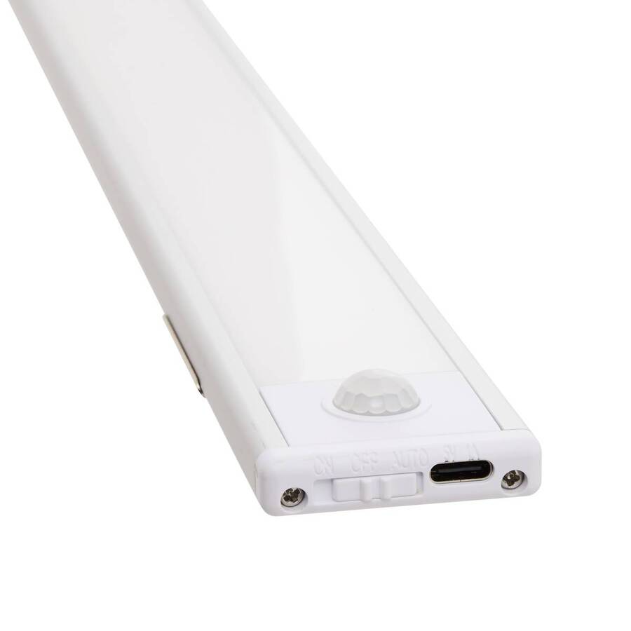 Lampe réglette led amovible, usb, l.60 cm