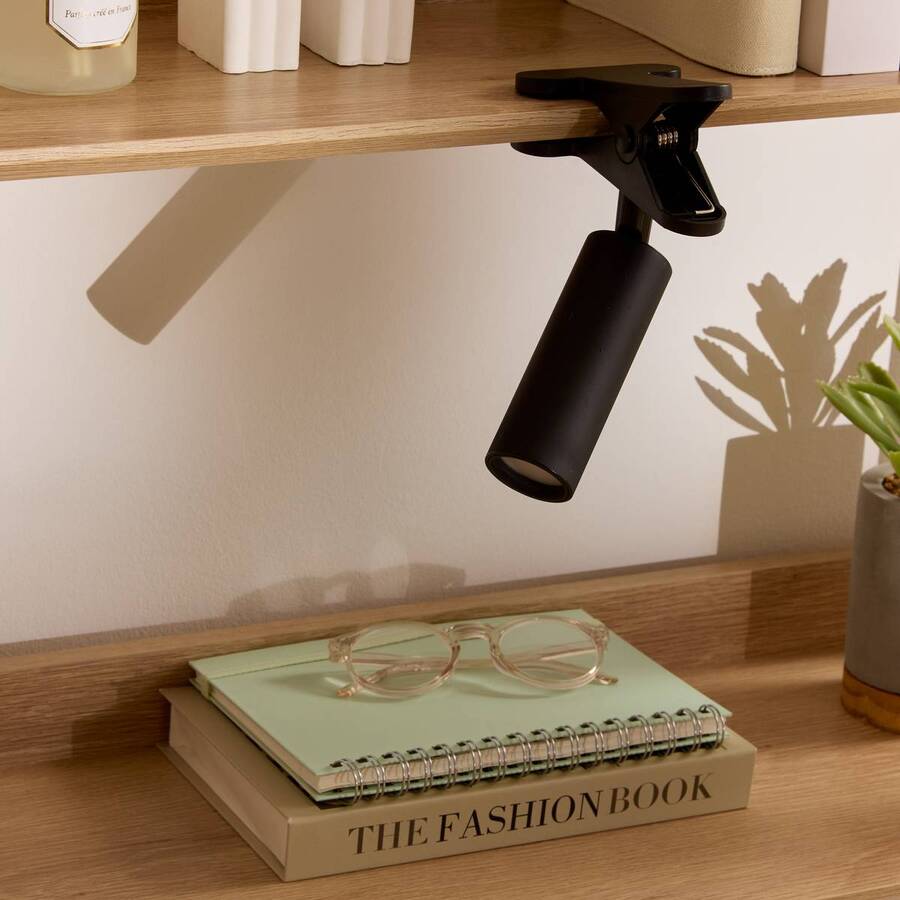 Lampe led, usb, noir