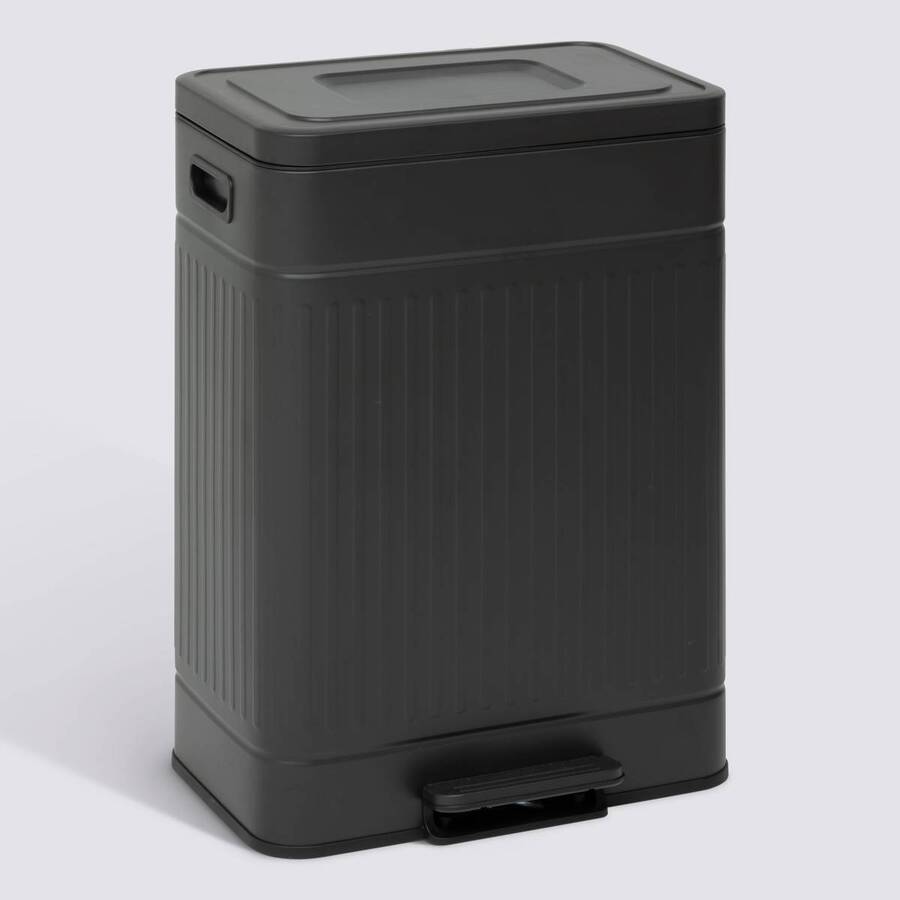 Poubelle 27 l, noir Nova