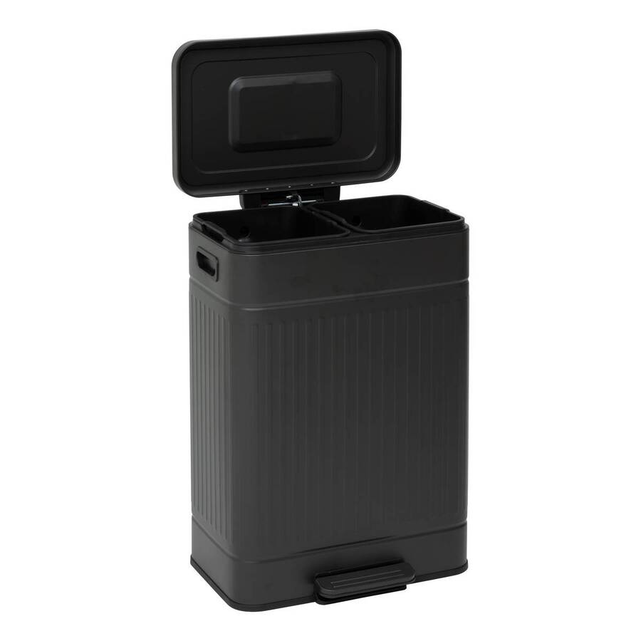 Poubelle 27 l, noir Nova