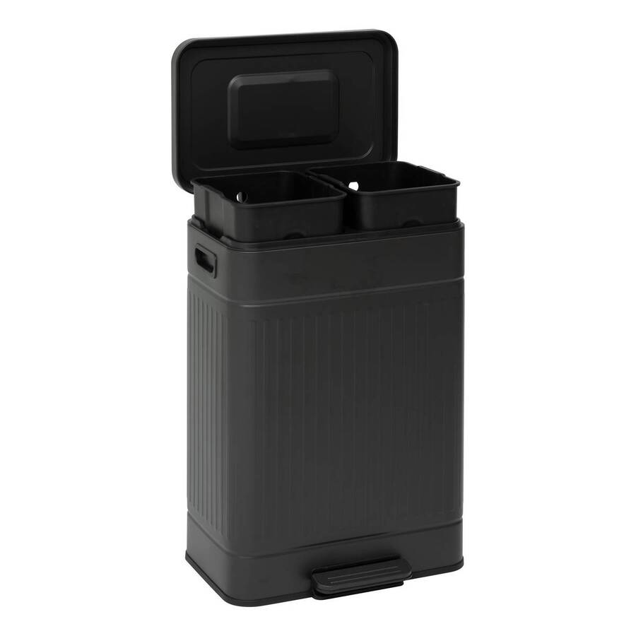 Poubelle 27 l, noir Nova