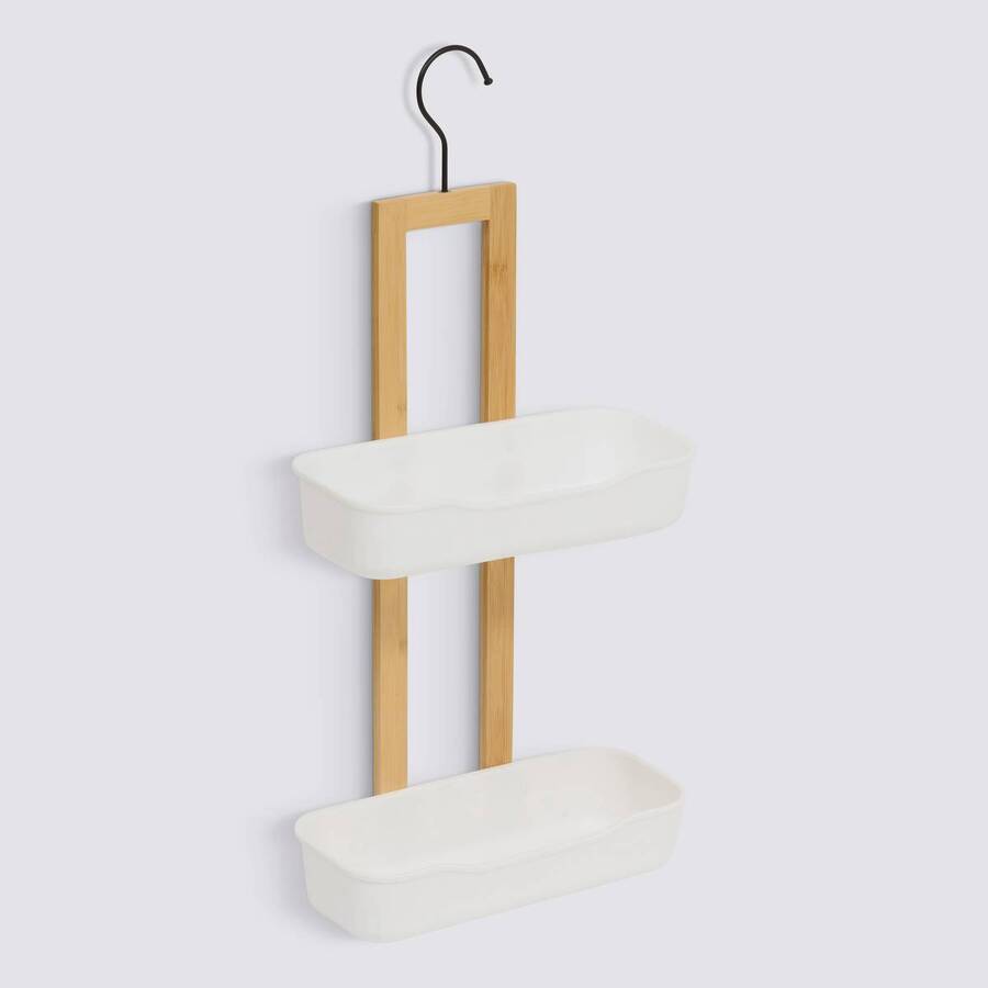 Serviteur de douche, 1, niveaux, blanc 