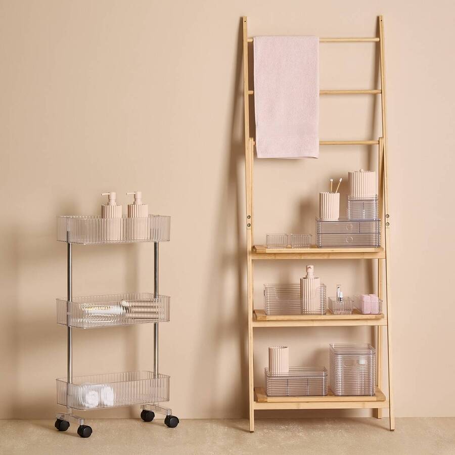 Organiseur, 15,2x10,5x22,5 cm, transparent Plastor