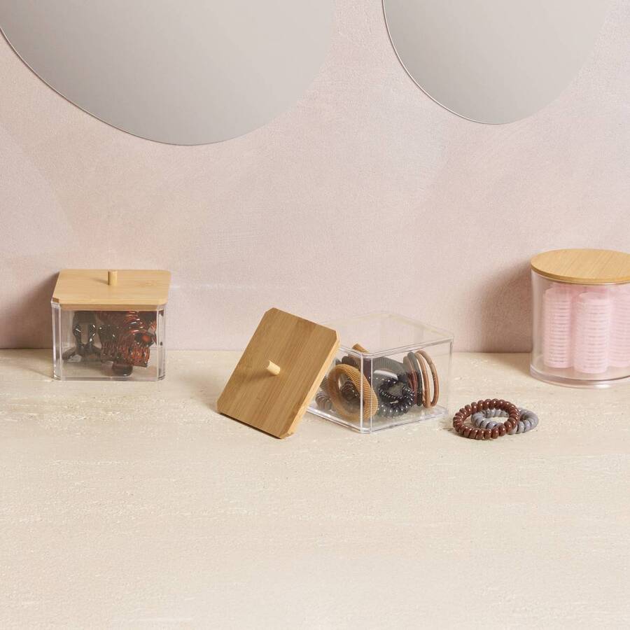 Boite à élastiques pour cheveux, 20 élastiques Selena