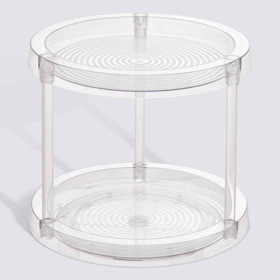 Plateau, 26x26x24 cm, transparent Selena