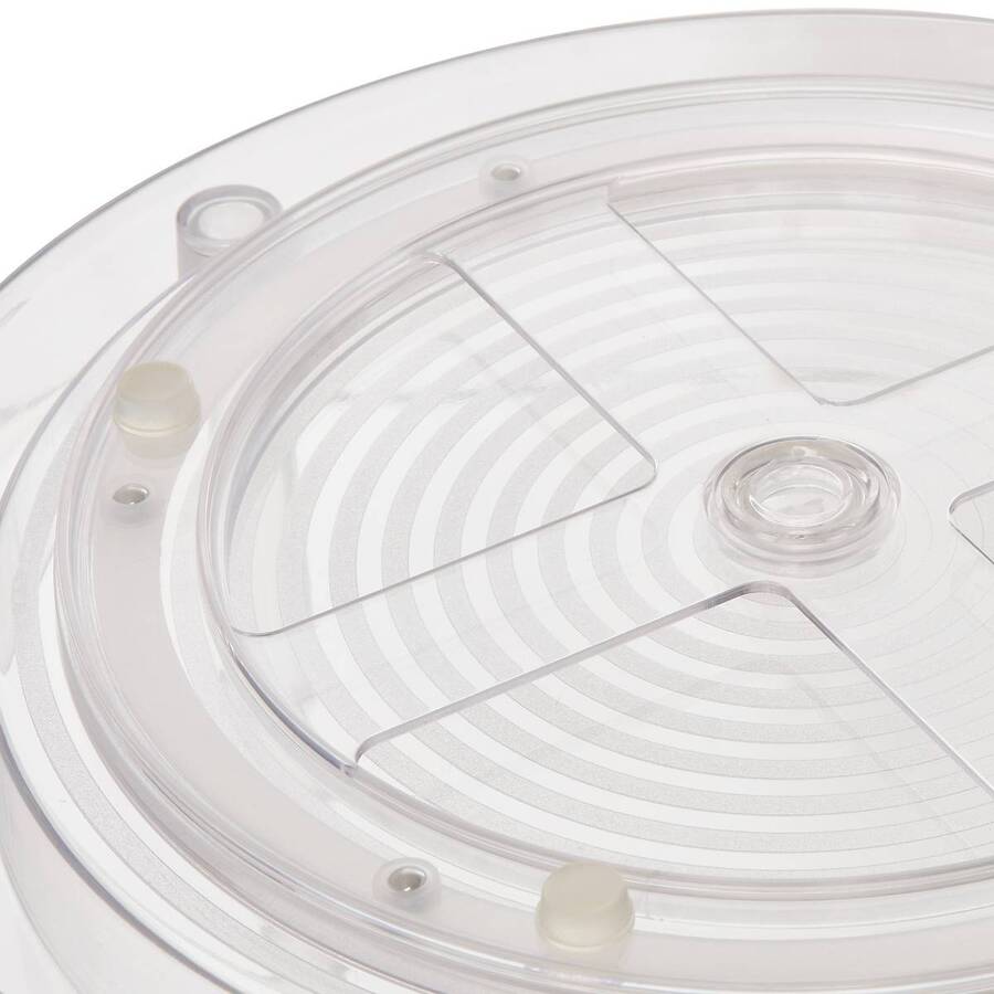 Plateau, 26x26x24 cm, transparent Selena