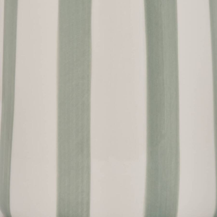 Pot à cotons, vert céladon Strio