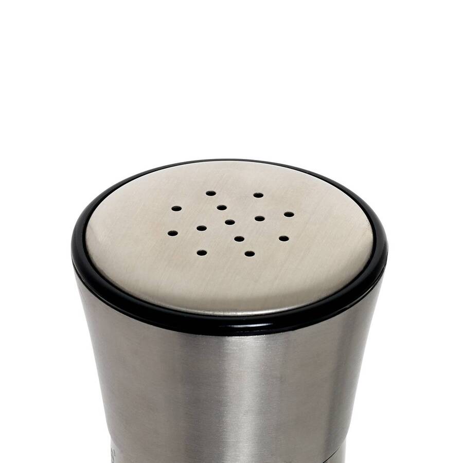 Distributeur sel/poivre, verre et inox Nixo