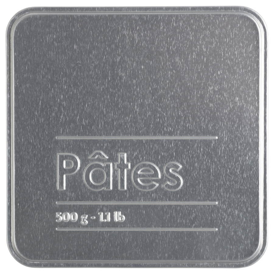 Lot de 4 boîtes de conservation, 0,5/1/1,2/1,5kg Black edition