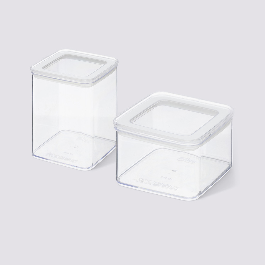 Lot de 2 boîtes de conservation hermétique, 0,5/1l Eske