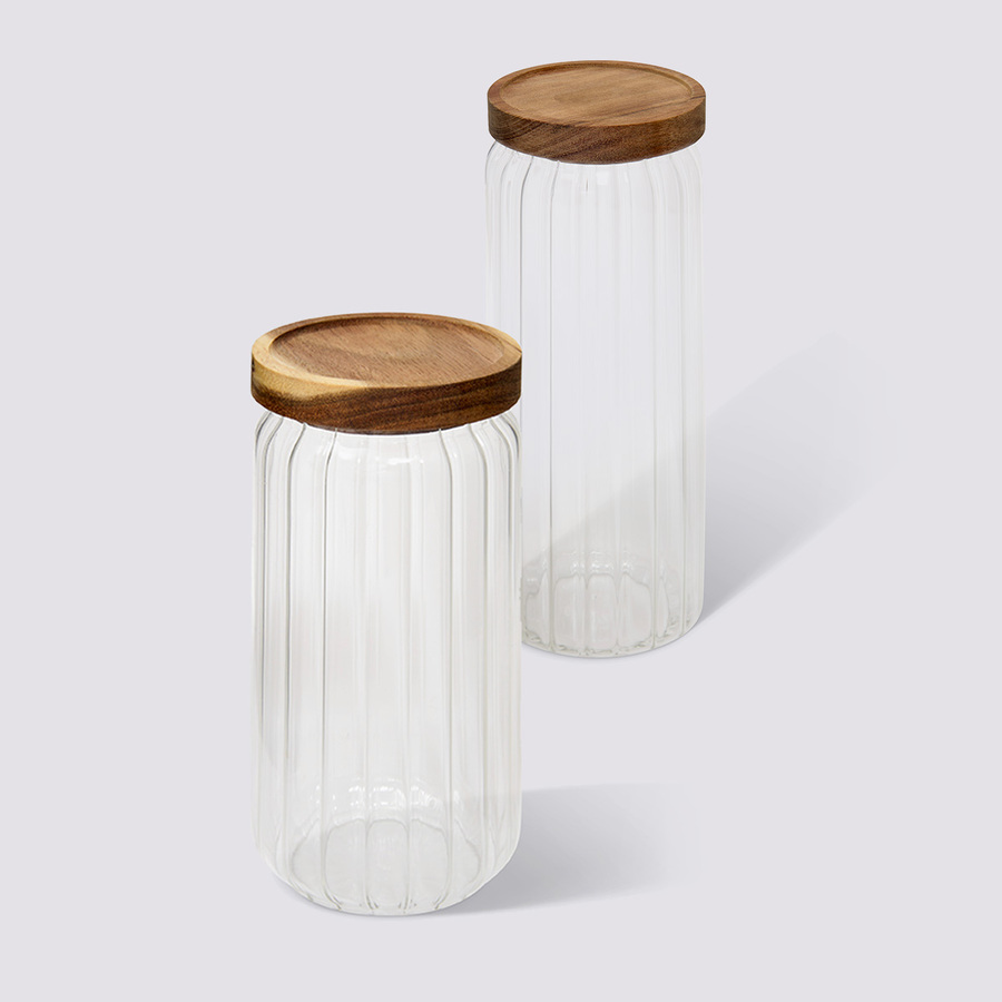 Lot de 2 bocaux, 1/1,4l Harmony
