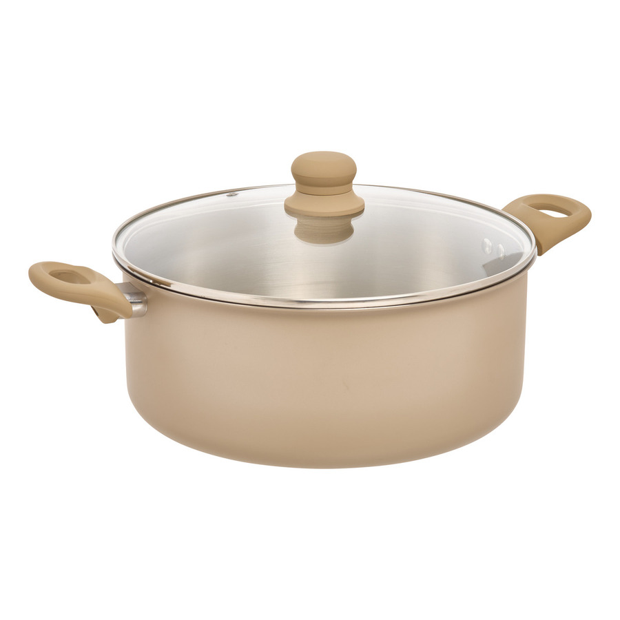Batterie de cuisine en inox et aluminium, 5 pièces Solstice