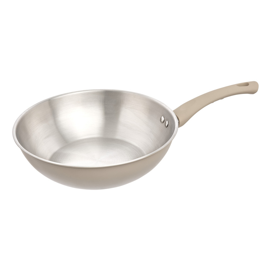 Batterie de cuisine en inox et aluminium, 5 pièces Solstice