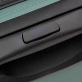 Set de 3 valises souples, 2 roues, fermeture tsa, vert 