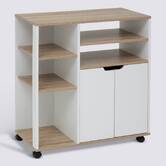 Desserte, 76x39,5x85 cm, blanc Eat up