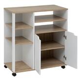 Desserte, 76x39,5x85 cm, blanc Eat up