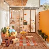 Tabouret pliant, jaune Poolside