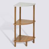 Etagère, angle, 2 étagères Come