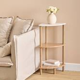 Etagère, angle, 2 étagères Come