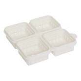 Bac à glaçons, 4 glaçons