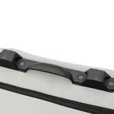 Set de 3 valises souples, 2 roues, fermeture tsa, argile 