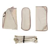 Chaise de camping pliante, argile 