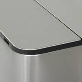 Poubelle 54 l, argent Delta