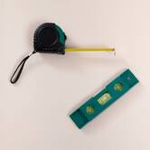 Mètre et niveaux à bulle