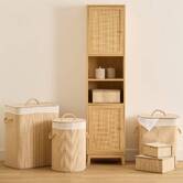 Panier à linge, 48 l, blanc Stemy