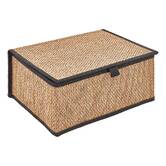 Set de 3 boîtes de rangement, l.25/30/35 cm, noir Stemy