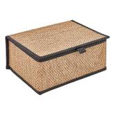 Set de 3 boîtes de rangement, l.25/30/35 cm, noir Stemy