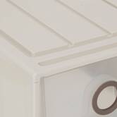 Tiroir en polypropylène, 8,5l, beige Tide'n stak