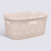 Panier en polypropylène, 38l, blanc Leaf