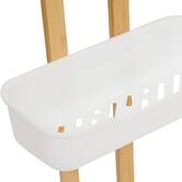 Serviteur de douche, 1, niveaux, blanc 