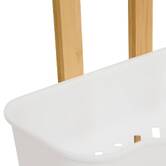 Serviteur de douche, 1, niveaux, blanc 